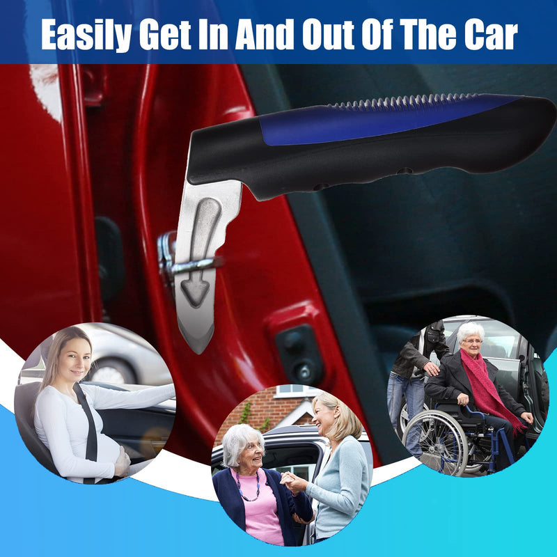Fox·Bunny Car Door Armrest for Disabled, Portable Car Cane Grab Bar Mobility Aid, Car Cane Mobility Aid Used as Standing Assist Mobility Aid Armrest, Car Emergency Escape Tool, Window Breaker - NewNest Australia