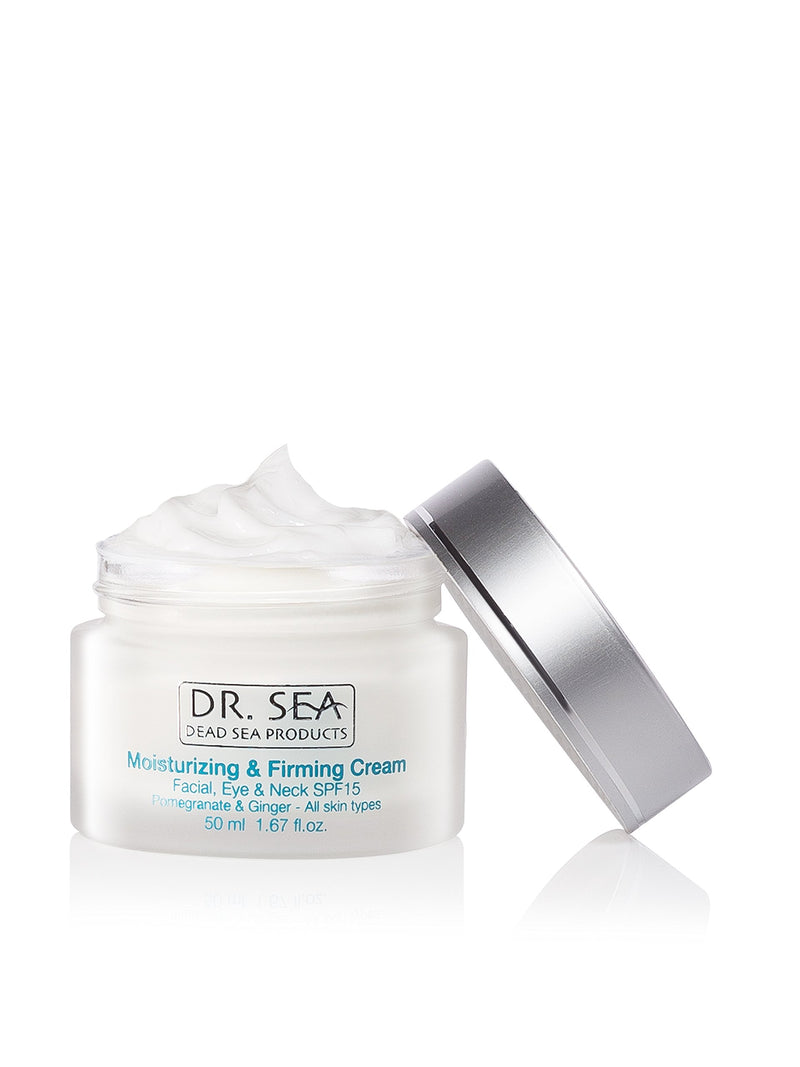 Dr. Sea Moisturising Firming Facial Eye & Neck Cream Pomegranate & Ginger 50ml - NewNest Australia