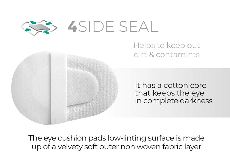 Medrull Ultra Pore Ocular Eye Patch 50Pcs Set – Wound Dressings Eye Wash for Sensitive Eyes – Self-Adhesive Sterile Patches for Eyes – Ideal for Post-Op Care, Medicinal Products - NewNest Australia
