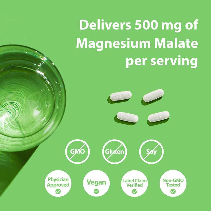 Jigsaw Health MagSRT Slow Release Magnesium Supplement with Active B-Vitamin, 60 Tablets Mag SRT 60 Count (Pack of 1) - NewNest Australia