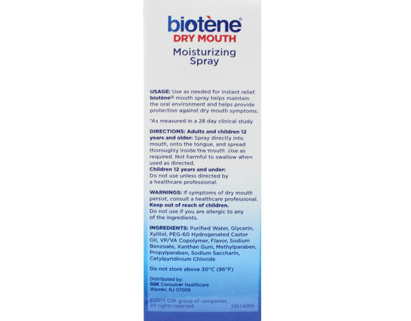 Biotene Moisturizing Spray, Gentle Mint, 1.5 fl oz by Biotene - NewNest Australia