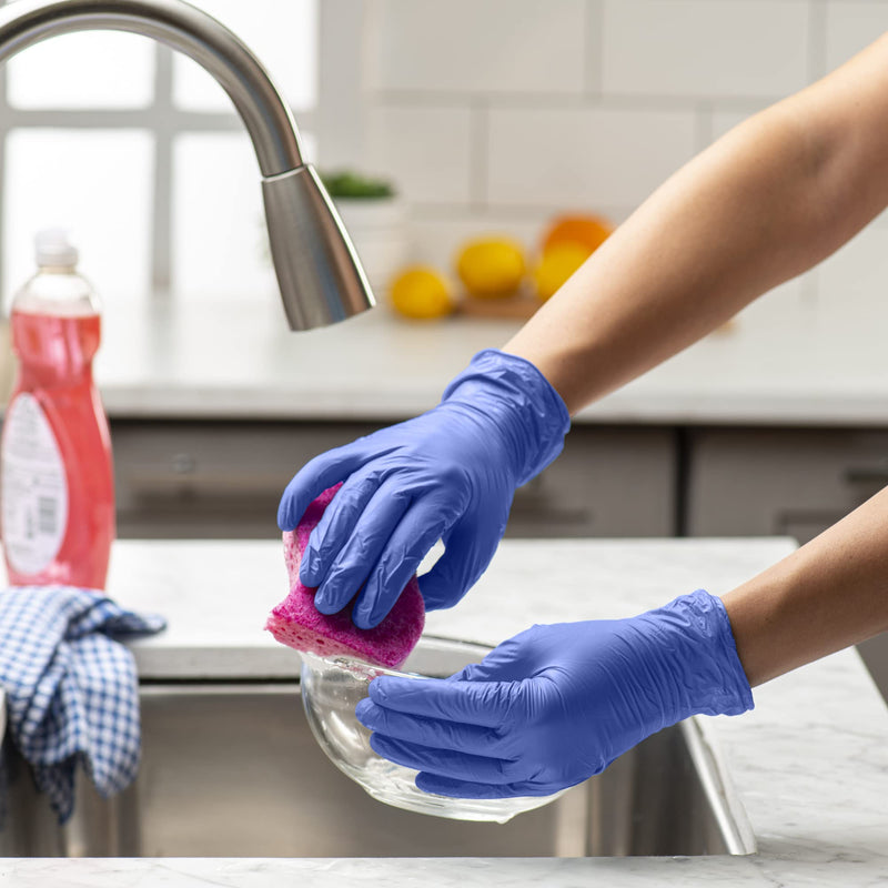 [100 Pack] Disposable Nitrile Gloves - Powder & Latex Free Small - NewNest Australia