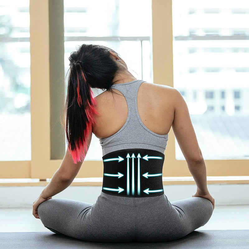 ONTYZZ Back Support Strap Adjustable Bodybuilding Lumbar Belt for Sports Protection Pain Relief Posture Correction Kidney Belt Back Brace 9c-l: Waist=80-116cm - NewNest Australia