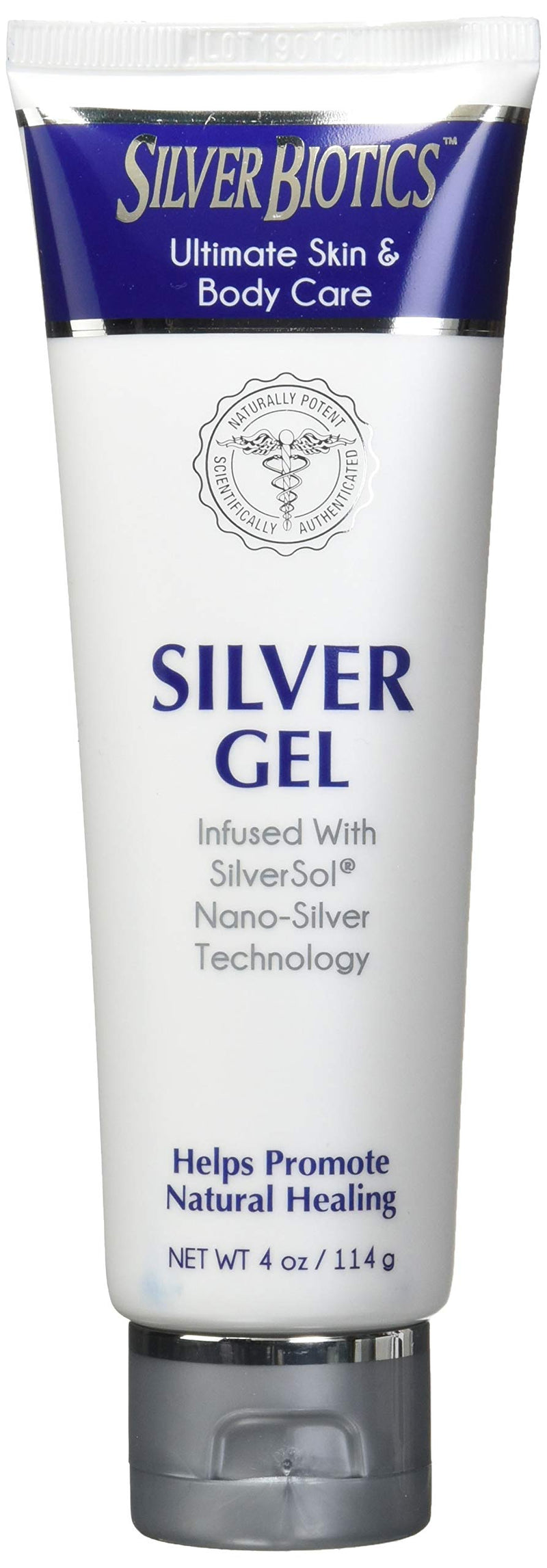 American Biotech Labs Silver Biotics Silver Gel Infused w/SilverSol Nano-Silver Technology 4oz, Pack of 2 - NewNest Australia