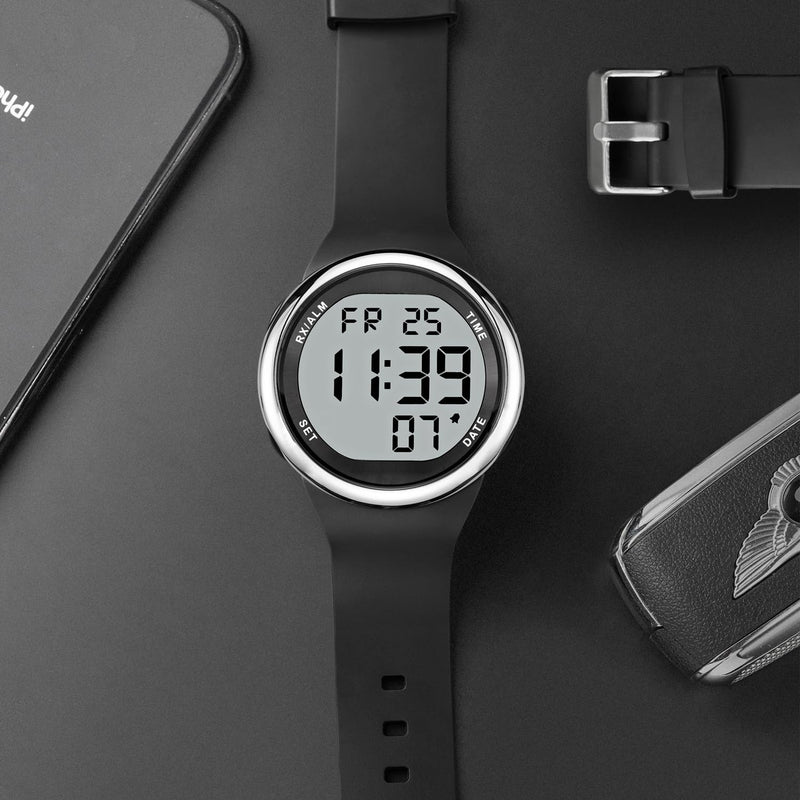 Hearkent Talking Watch for Visually Impaired or Seniors LCD Large Number Easy to Read Atomic Talking Watches for Blind People Silver - NewNest Australia