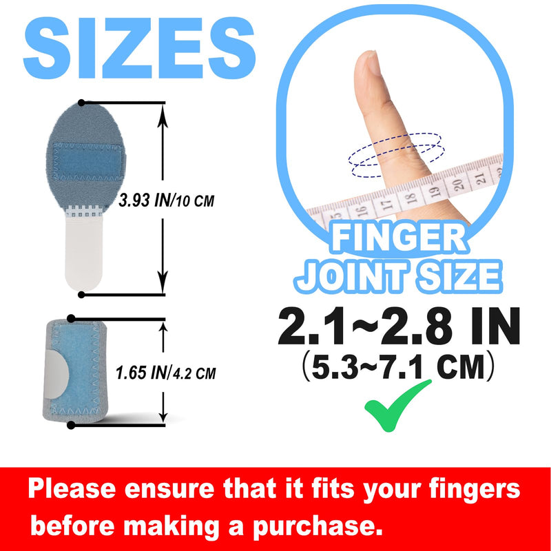 Lyhurk Pack Of 5 Finger Splint, Finger Bandage Stacking Splint Splint Finger Orthosis For Immobilization Snap Finger Capsule Tear Suitable For Index Finger, Middle Finger, Ring Finger, Small Finger - NewNest Australia