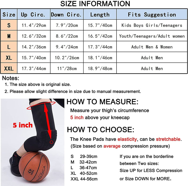 Breathable Basketball Shooting Sport Safety Kneepad Honeycomb Pad Bumper Brace Kneelet Protective Knee pads rodilleras Medium White - 1 Pair - NewNest Australia