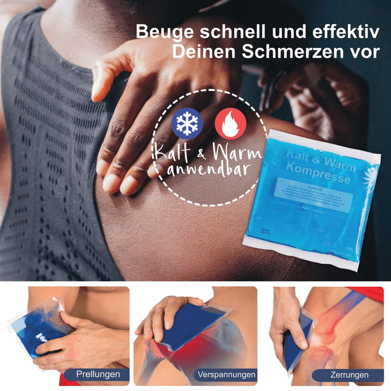 Iea Medical Cold Warm Compresses | Set Of 3 | 13X14Cm | Cool Packs For Bruises, Insect Bites And Other Pain | Reusable Gel Cooling Pads (Set Of 3 Compress S) - NewNest Australia