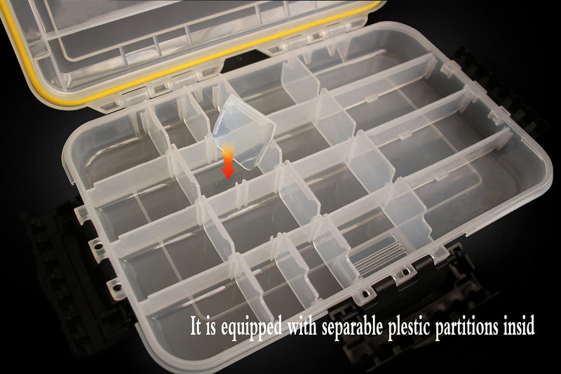 Transparent Airtight Fishing Tackle Box 3600/3700 Tackle Box Waterproof Sunscreen Fishing Tackle Storage Tackle Box Organizer Ruisheng AT (3600×1)… 3600×1 - NewNest Australia