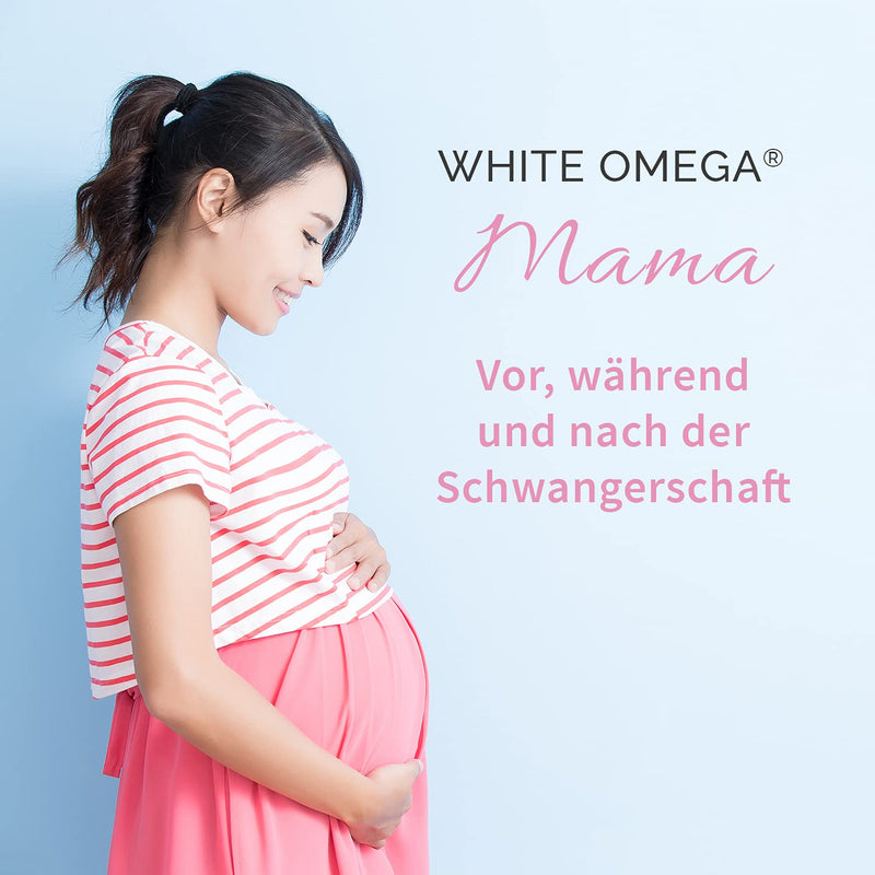 Omega-3 capsules for mothers - before, during and after pregnancy - 293 mg DHA and 173 mg EPA - extra easy to swallow - 90 mini capsules - NewNest Australia