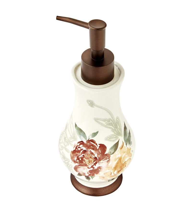 SKL HOME by Saturday Knight Ltd. Holland Floral Soap Dispenser, Natural Lotion/Soap Dispenser - NewNest Australia