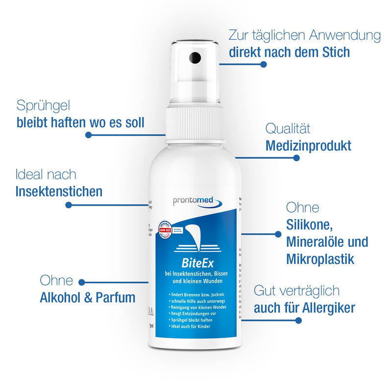 Prontomed BiteEx after insect stings and bites, gel, 75ml - quickly relieves the symptoms - NewNest Australia