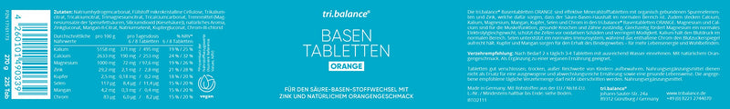 Tri.Balance Base Tablets Orange Pack Of 225 I Pro I ‚ Pack Of 1 Including 55 Ph Test Strips ‚ E-Book Deacidification Treatment I Value Pack For Acid-Base Balancing - NewNest Australia