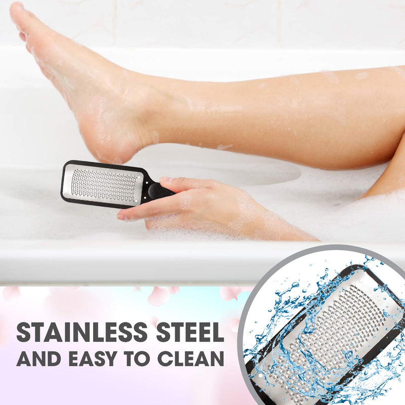 PediCura Foot File – Stainless Steel Pedicure Hard Skin Remover and Callus Removal for Feet – Professional, Medical Grade Foot Rasp - NewNest Australia