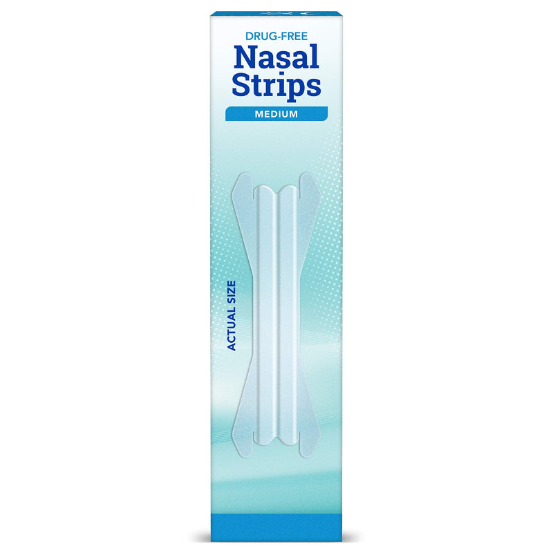 Instaclear Nasal Breathing Strips, Clear Medium 30 ct | Works Instantly, Nasal Congestion Relief, Stops Snoring, Cold & Allergy - NewNest Australia