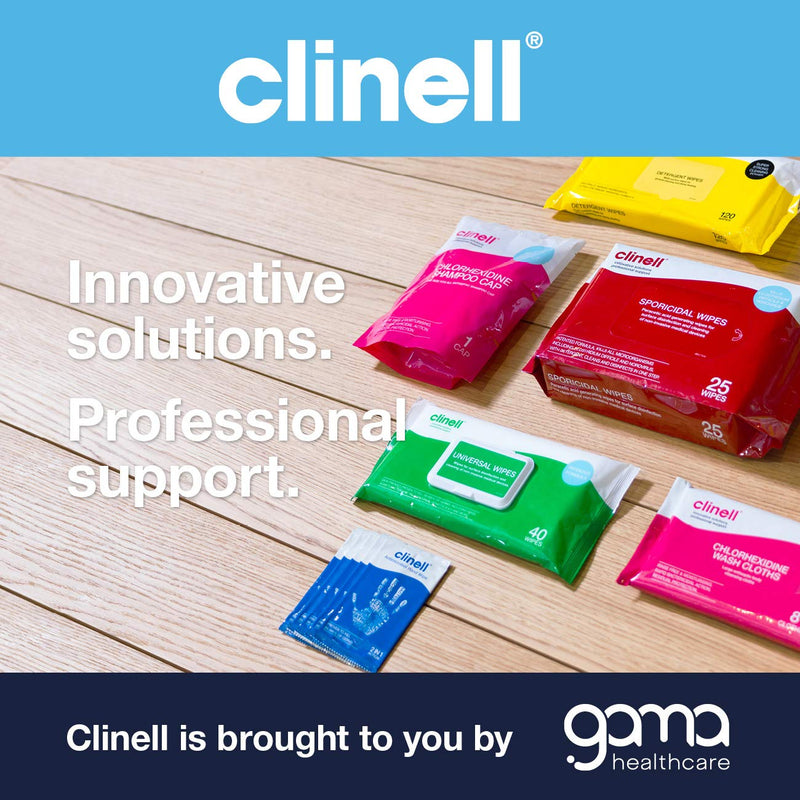 Clinell Hand Sanitiser Gel - Dermatologically Tested, Kills 99.99 Percent of Germs, Quick and Kind to Skin, No Stickiness - Retractable Clip - 50ml Bottle Single - NewNest Australia
