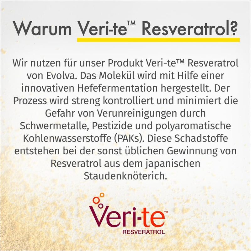 Resveratrol (60 capsules of 500 mg each) from yeast - Austrian production - 100% vegan & without additives - supply for 2 months 60 pieces (pack of 1) - NewNest Australia