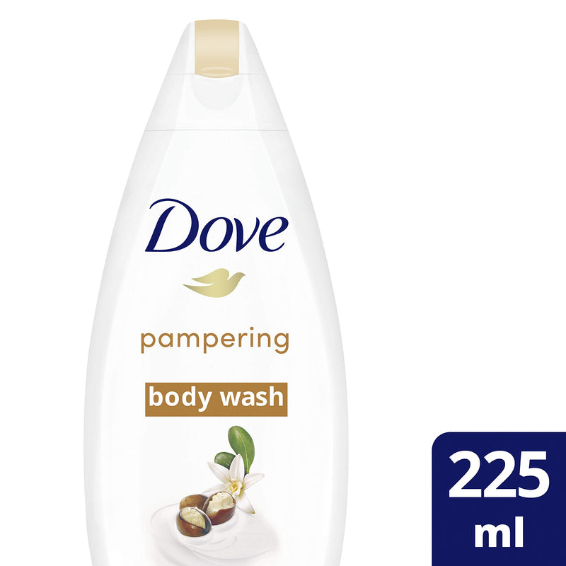 Dove Pampering Shea Butter & Vanilla Body Wash for softer, smoother skin 225 ml - NewNest Australia