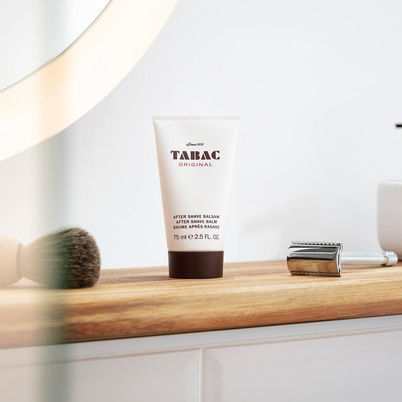 Tabac® Original | After Shave Balm gentle after shave for more sensitive men's skin - calms and relaxes after shaving - original since 1961 75ml - NewNest Australia