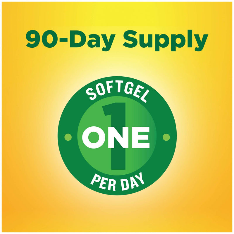 Nature Made Vitamin D3, 90 Softgels, Vitamin D 2000 IU (50 mcg) Helps Support Immune Health, Strong Bones and Teeth, & Muscle Function, 250% of the Daily Value for Vitamin D in One Daily Softgel 90 Count - NewNest Australia