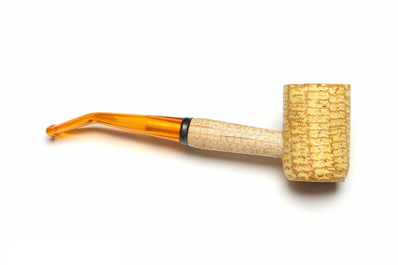 Missouri Meerschaum - Legend Corn Cob Tobacco Pipe - 5th Avenue, Bent Bit - NewNest Australia