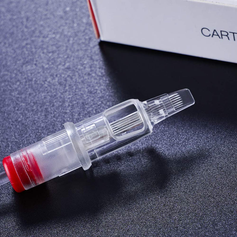 Dragonhawk Extreme Tattoo 20Pcs Cartridges Disposable Needles Standard 1201 Round Liner (1RL) 1RL - NewNest Australia