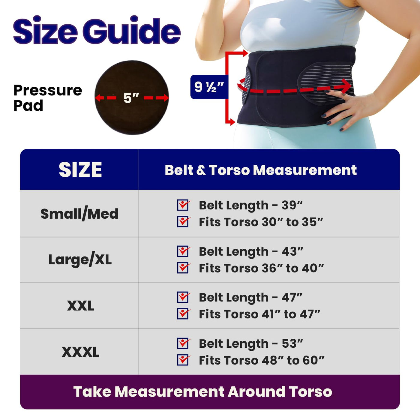  Plus Size Abdominal Binder Post Surgery Tummy Tuck