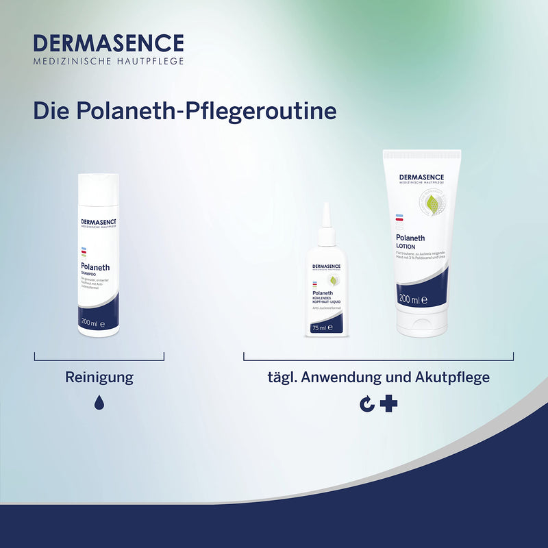 Dermasence Polaneth Lotion - Cooling Body Care For Dry And Itching Prone Skin - Additional Nourishing With Urea And Oils - Itching Reducing With Instant And Long-Term Effect - 200 Ml - NewNest Australia