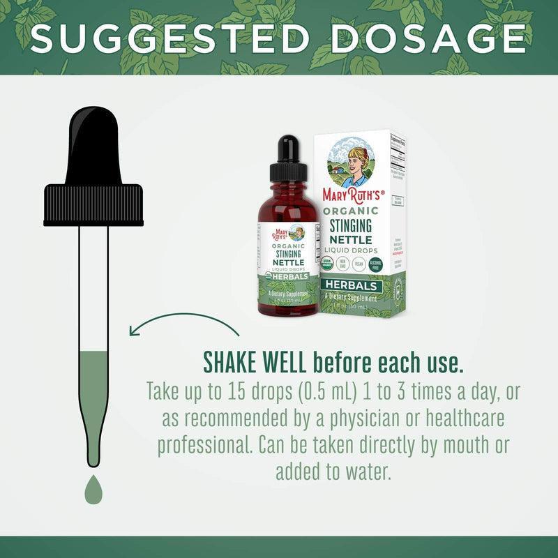 Stinging Nettle | USDA Stinging Nettle Leaf | Stinging Nettle for Glucose Metabolism Support | Detox Supplement | Herbal Blend for Detoxification | Vegan | Non-GMO | Gluten Free | 1 Fl Oz - NewNest Australia