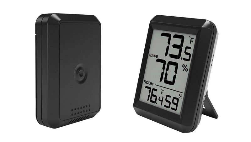 Wireless Gun Safe Digital Hygrometer and Thermometer Temp and Humidity Monitoring in Gun Safes and Cabinets - Monitor Humidity Level and Temp Inside Your Safe Without Having to Open it - NewNest Australia