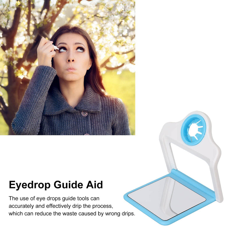 Eye Drop Dispenser Aid Eye Drop Device, Universal Eyedrop Applicator Reusable Eyedrop Guide Aid Suitable for Any Eye Drop Bottles Helping Guide of The Eye Drops - NewNest Australia