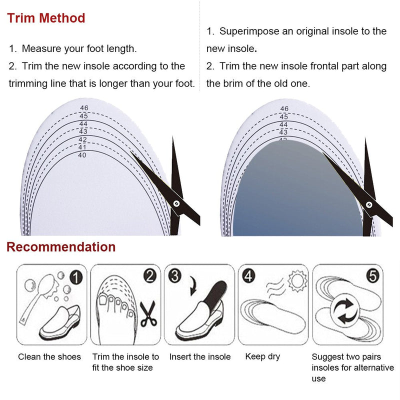 Ailaka High Arch Support Shoe Insoles  Arch Support Cushion Insoles for Men Women, Performance Orthopedic Insoles for Flat Feet, Plantar Fasciitis, Feet Heel Pain Relief - NewNest Australia