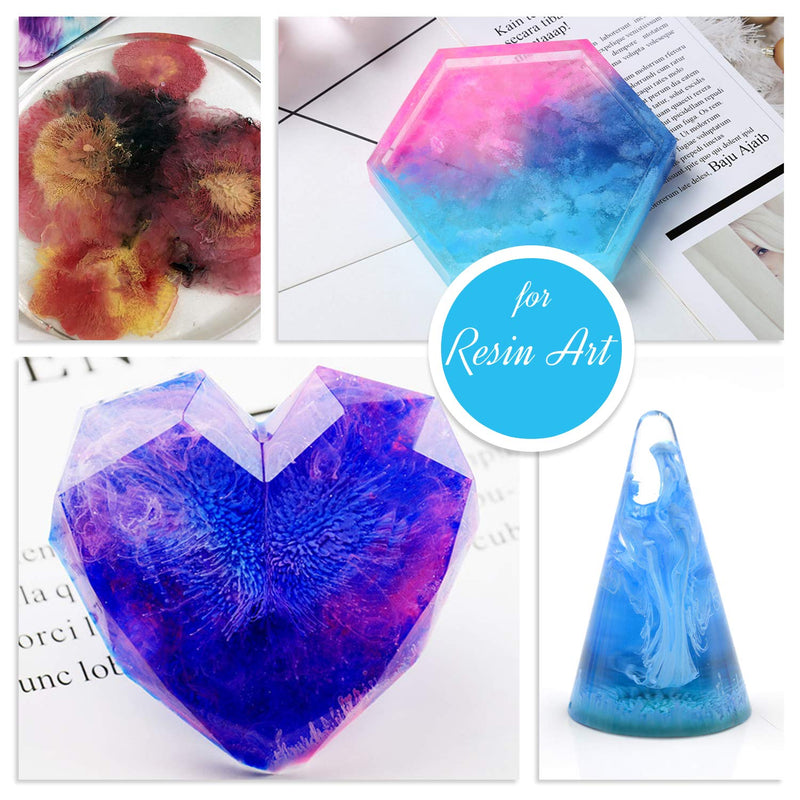 Alcohol Ink Set - 24 Vibrant Colors Alcohol-based Ink for Resin Petri Dish Making, Epoxy Resin Painting - Concentrated Alcohol Paint Color Dye for Resin Art, Tumbler Making, Painting - 24 x 10ml/.35oz 24 Bottles x 10ml - NewNest Australia