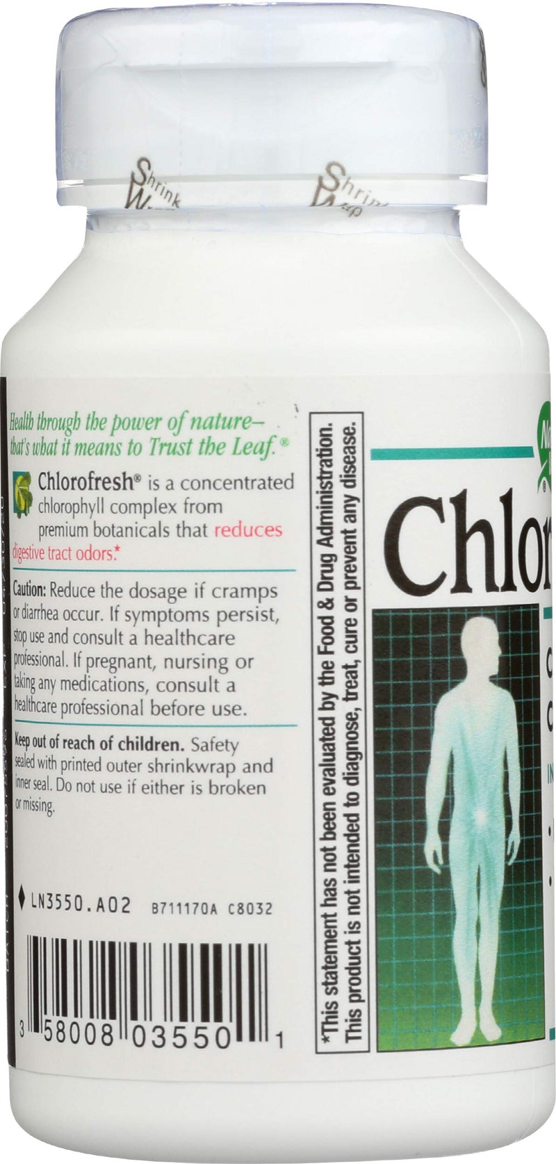 Nature's Way Chlorofresh; Internal Deodorant*; chlorophyll concentrate; 90 softgels - NewNest Australia
