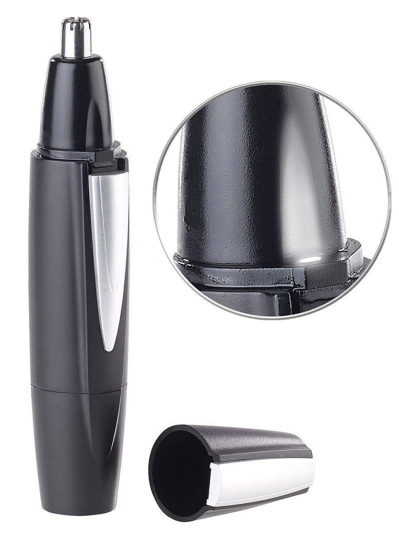 PEARL nose hair trimmer: nose and ear hair trimmer with LED spotlight and protective cap, IPX4 (nose trimmer, nose hair trimmer, electric razor) - NewNest Australia