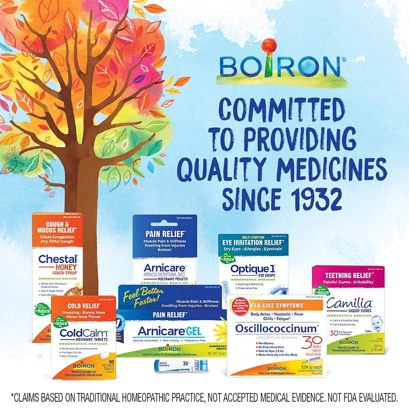 Boiron Coldcalm, 60 Tablets, Homeopathic Medicine for Cold Relief 60 Count (Pack of 1) - NewNest Australia