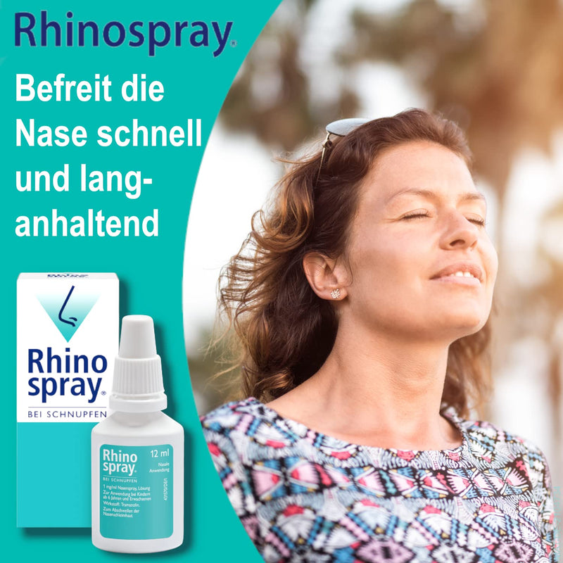 Rhinospray® for colds - clears the nose quickly and effectively with tramazoline - 12 ml 12 ml (pack of 1) - NewNest Australia