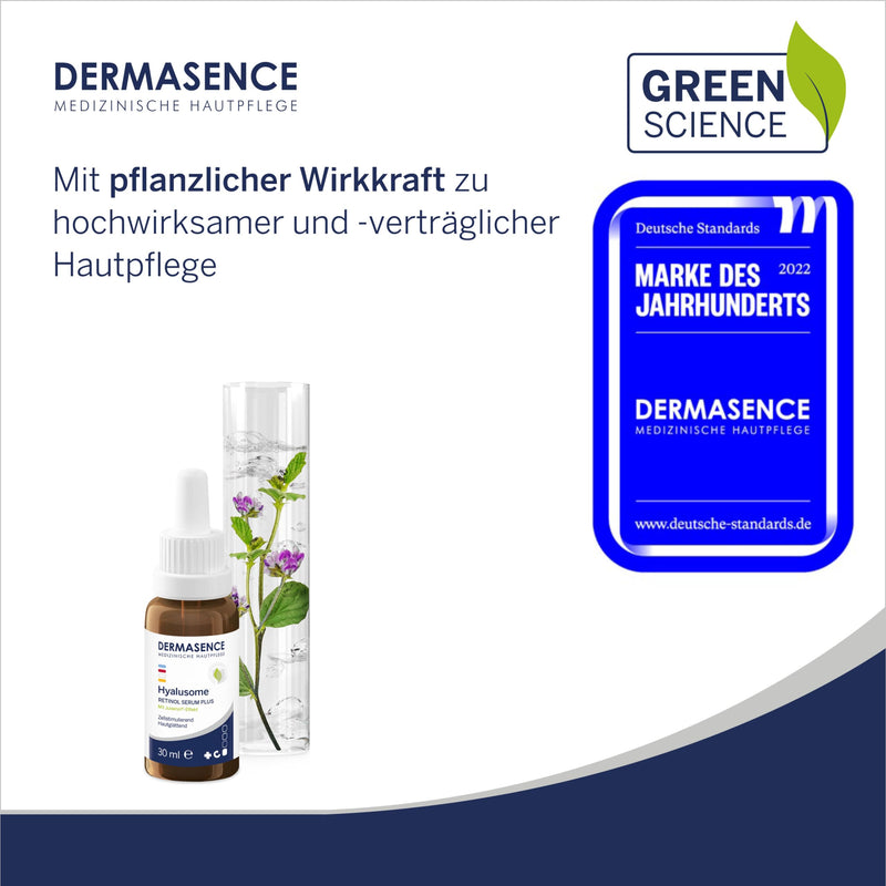 DERMASENCE Hyalusome Retinol Serum plus, 30 ml, cell stimulating, skin smoothing - NewNest Australia