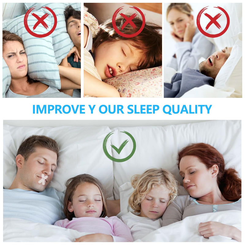 Pack Of 270 Mouth Bands Against Snoring, Gentle Mouth Tape, Mouth Band For Sleeping, Anti-Snoring Mouth Band, Mouth Band For Nose Breathing, Improving Sleep Quality, Less Mouth Breathing - NewNest Australia