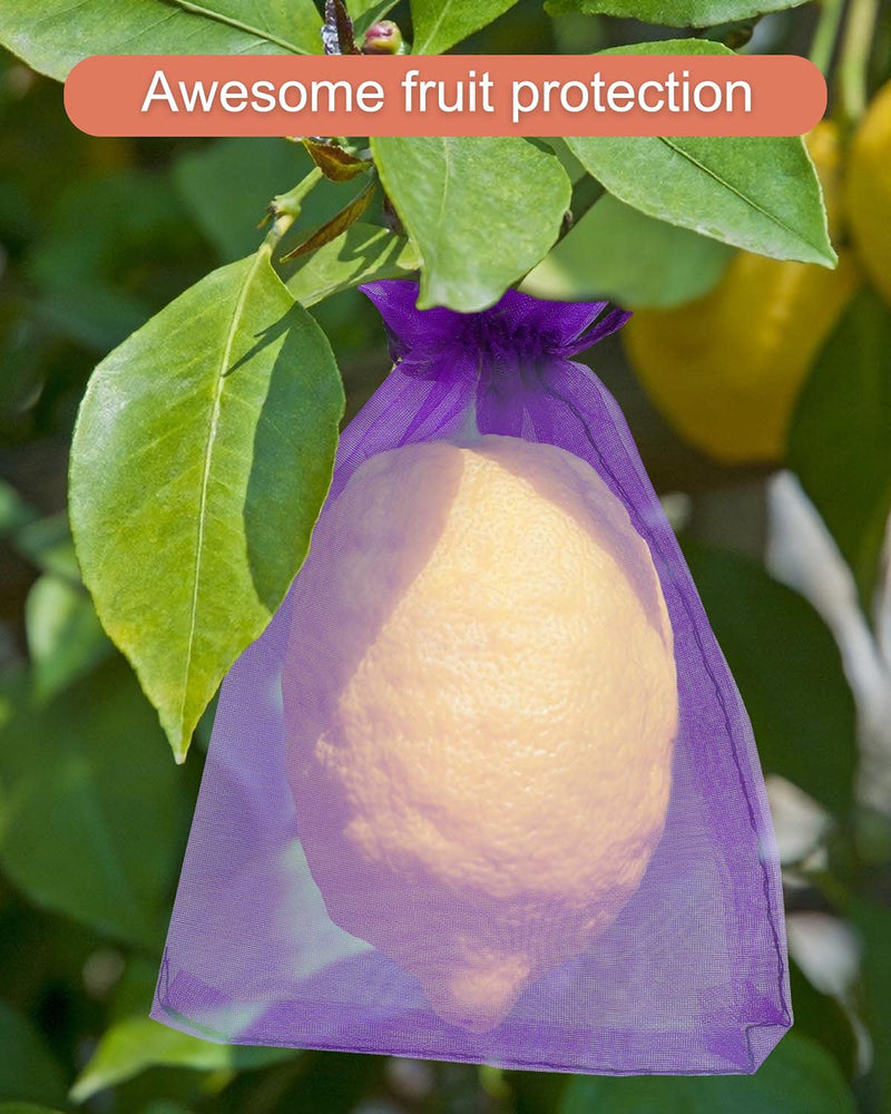 Kslong 100PCS Small Mesh Bags Drawstring 3x4,Sheer Organza Bags Drawstring for Jewelry, Mesh Party Wedding Favor Bags for Small Business,Candy,Bracelet Packaging,Empty Sachet Bags (Purple) Purple - NewNest Australia