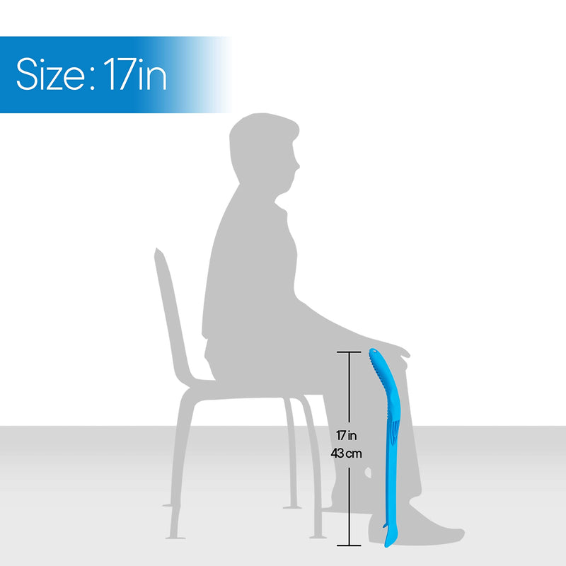 RMS Compression Stocking or Sock Aid for Removing Socks or Light to Medium Compression Hosiery for Men or Women with Arthritis or Limited Mobility (Blue) - NewNest Australia