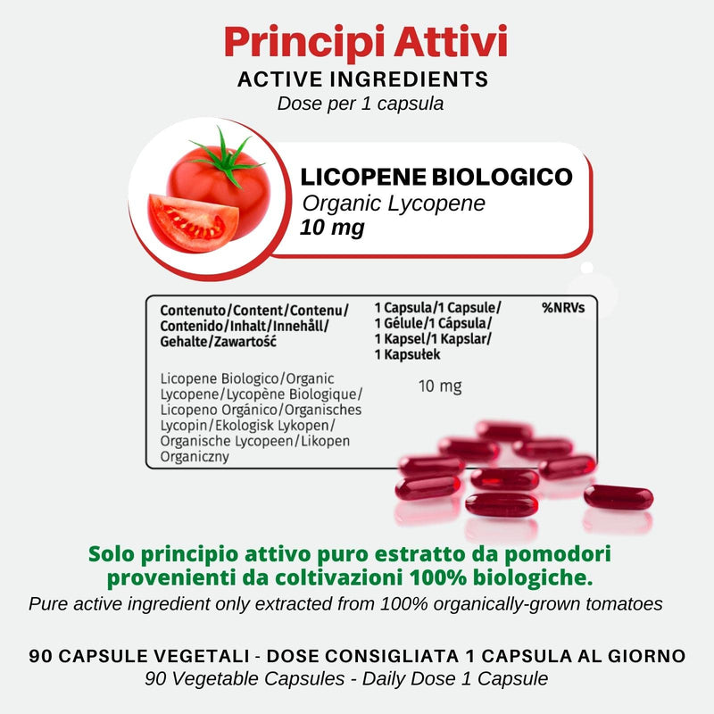 Organic Lycopene – antioxidant dietary supplement with certified organic lycopene – pack of 90 capsules - NewNest Australia