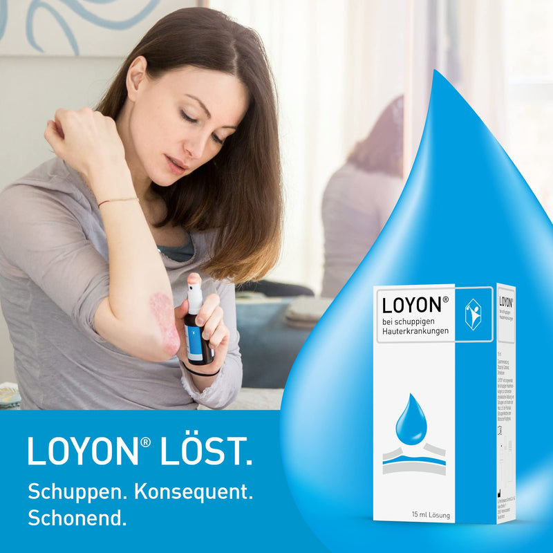 LOYON dandruff solution, 50ml - help with psoriasis, seborrheic eczema and cradle cap & gneiss, dead skin flakes and crusts are consistently and gently removed from various skin diseases - NewNest Australia