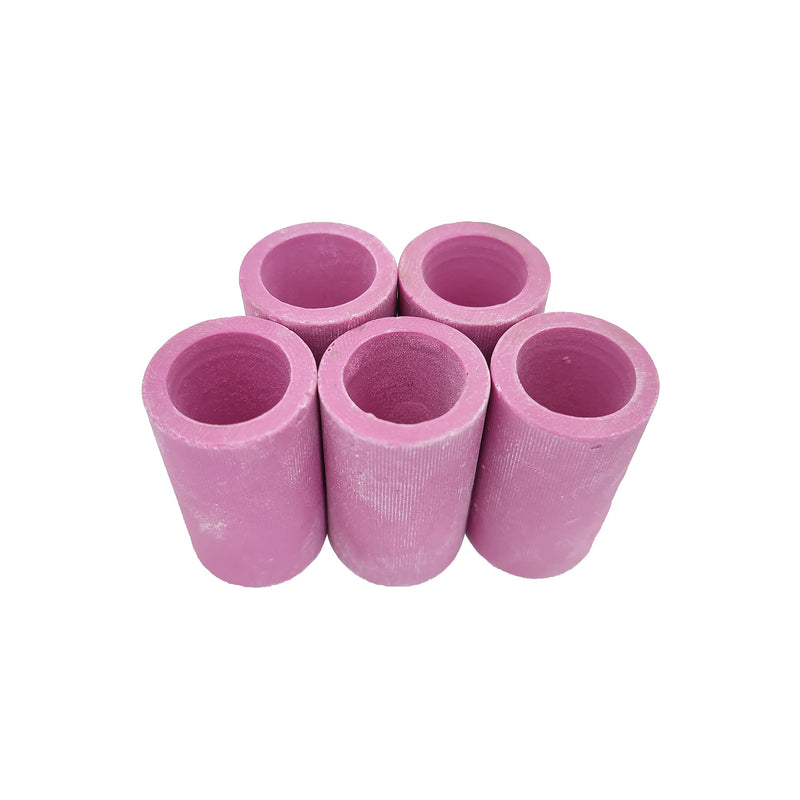 Sandblaster Gun Nozzles 5Pcs Tip Sand Blaster Replacement Cylinder Ceramic Abrasive Nozzles for Blasting (Pink)(7mm) ID 7mm - NewNest Australia