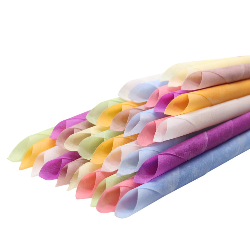 Natural Ear Candles, 32 Pieces (8 Colors), Cylinder Scented Hollow Taper Candles with 16 Protective Discs - NewNest Australia