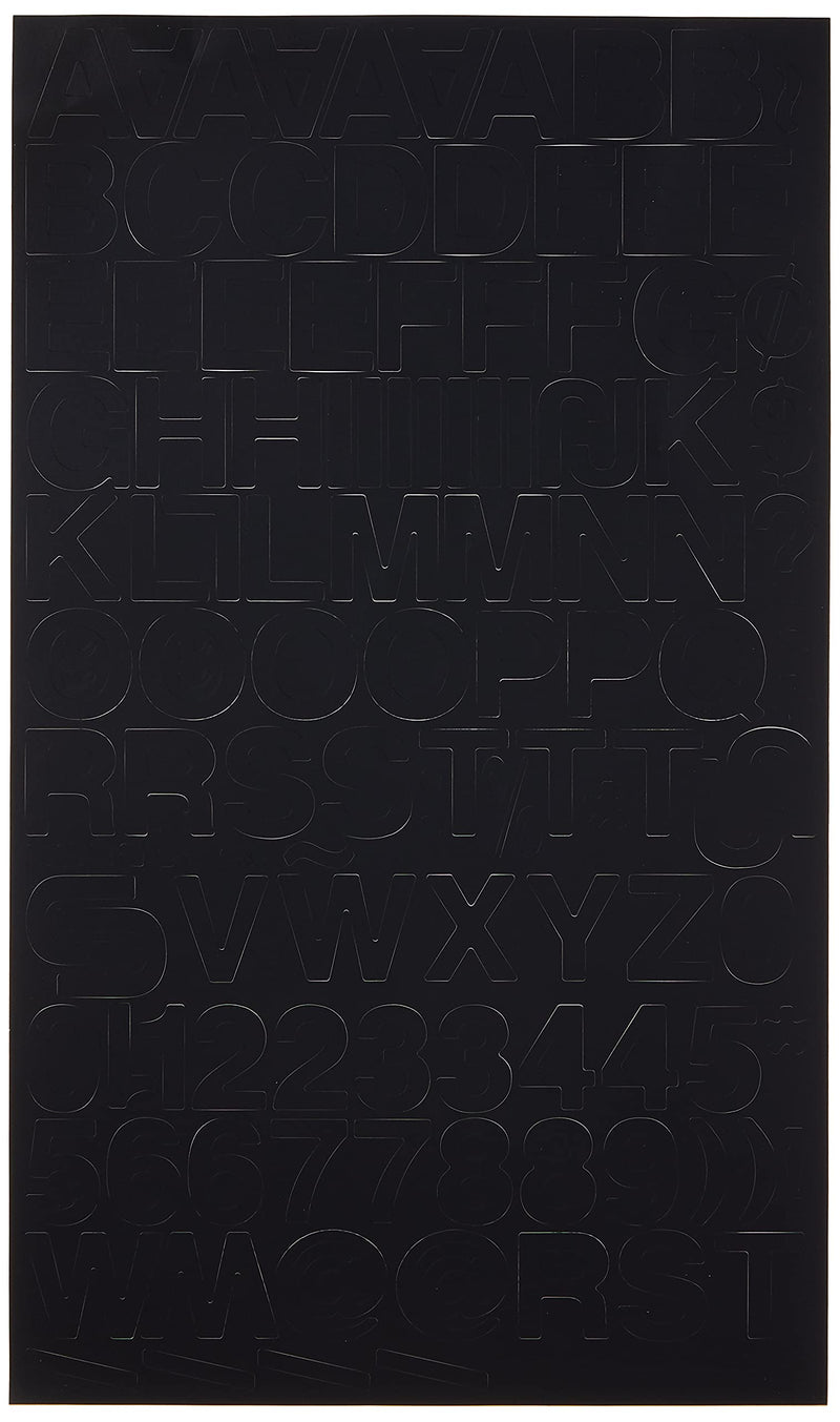 Headline Sign 31111 Stick-On Vinyl Letters and Numbers, Black, 1-Inch - NewNest Australia