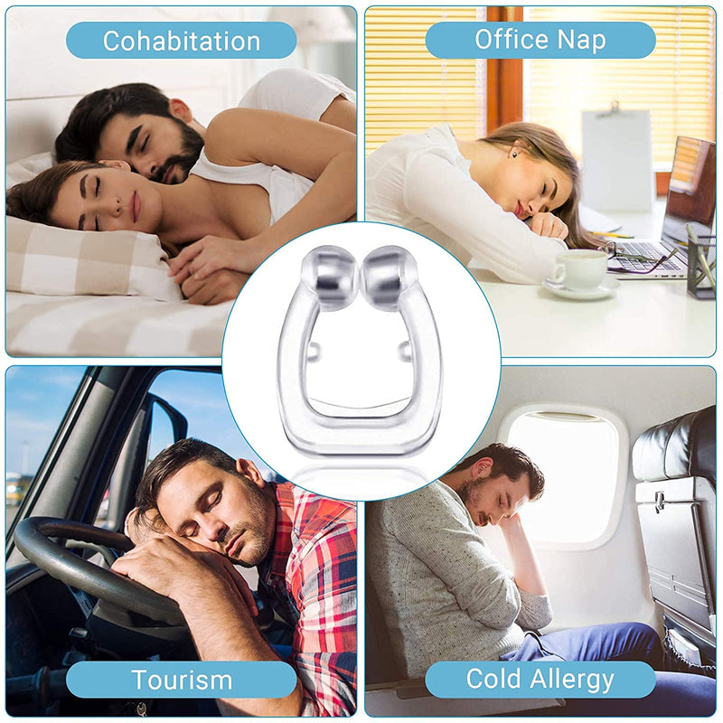 Caitang Snoring Stopper, Anti Snoring Nose Clip, Pack Of 6 Anti Snoring Nose Spreaders, Nose Separator Against Snoring, Prevent Snoring, Reduce Noise When Sleeping - NewNest Australia