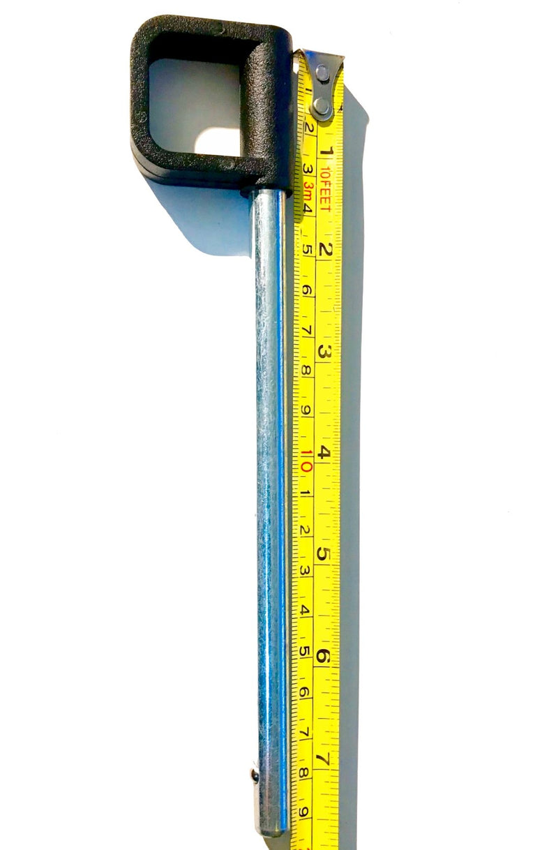 SB Distribution Ltd Pin, Tensile - 3/8" Diameter | 5-1/2" Locking Space || Jumbo Black Ring Knob | Universal Weight Stack Replacement SELECTOR Key || Detent Hitch PINS || by SBD- - NewNest Australia
