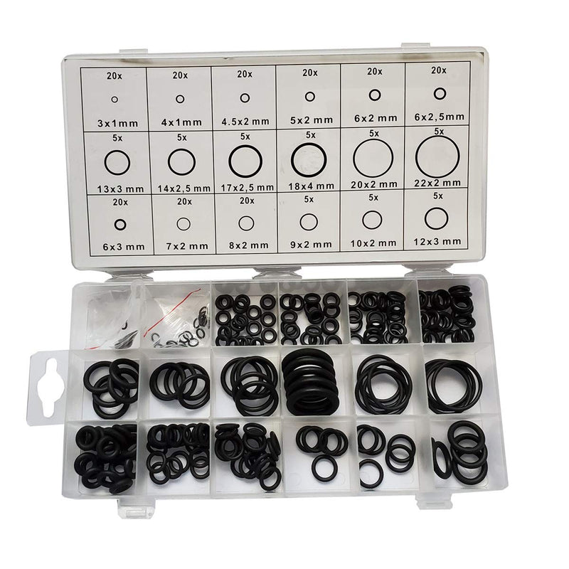 141 PCS Rubber Sealing Washer Kit with 225 PCS Faucet O-Rings Gasket Seal Assortment Set,34 Different Assorted Sizes - NewNest Australia