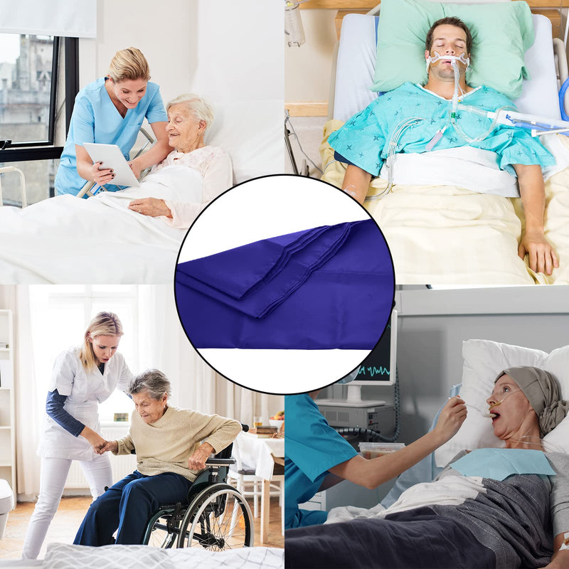 LOSCHEN] Tubular Slide Sheet for Patient Transfer, Sliding Draw Sheets to Assist Moving Elderly for Cars, Vehicles, Wheelchairs and Bed Transfers (60x40cm, Navy Blue - NewNest Australia
